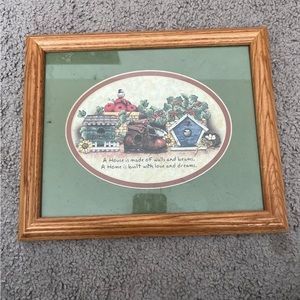 Framed home decor